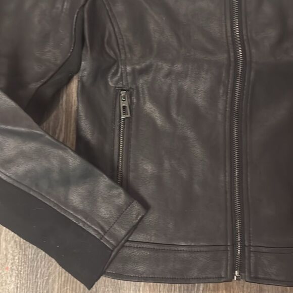 Desigual Women's Toronto Very Soft Slim Biker Jacket 23WWED02 In Black SZ XS NWT - Picture 7 of 8